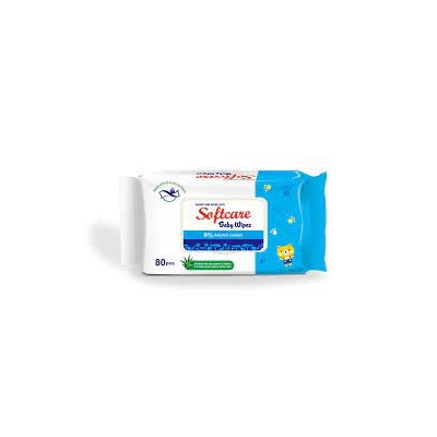 Softcare Baby Wipes 80 Pieces